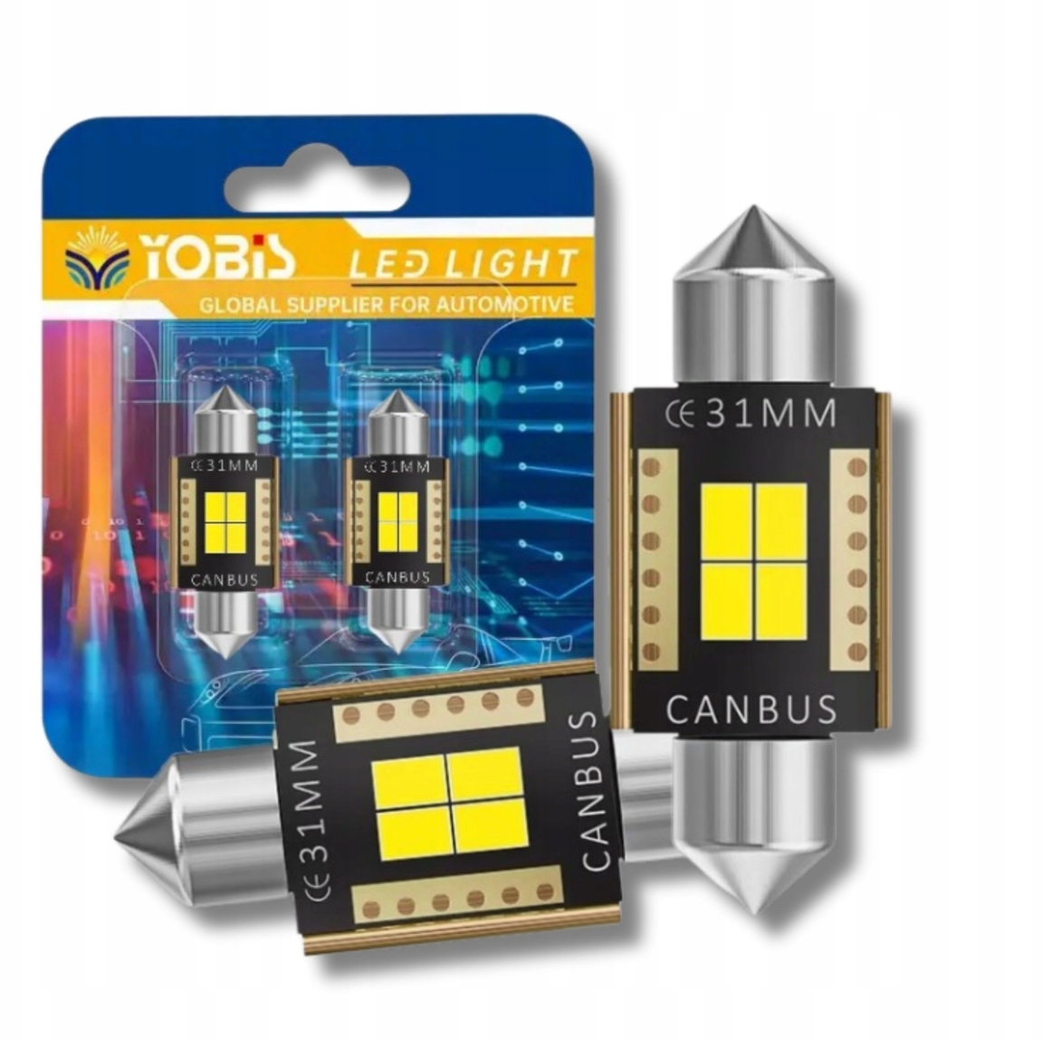 Żarówki Yobis Żarówka Rurka Festoon C5W C10W 2.2W 31mm 2szt.