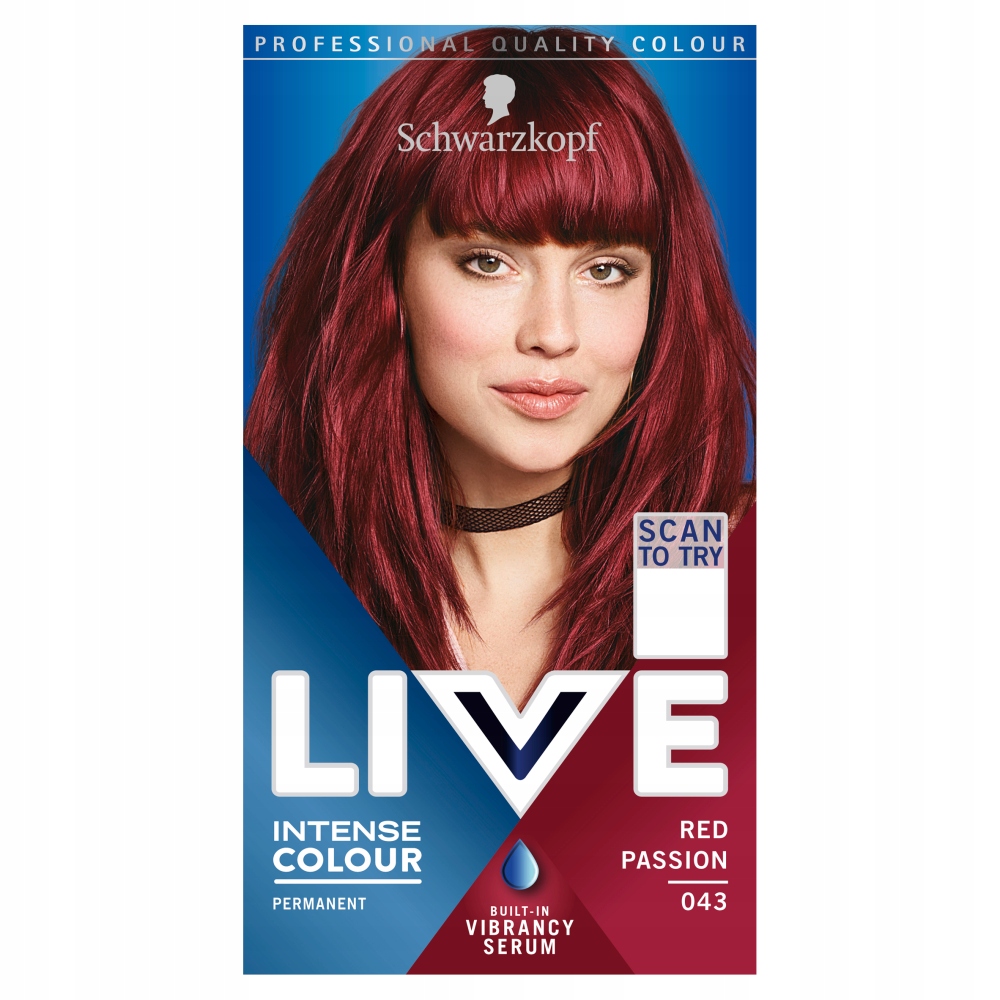 Schwarzkopf Live 043 Farba na vlasy Red Passion
