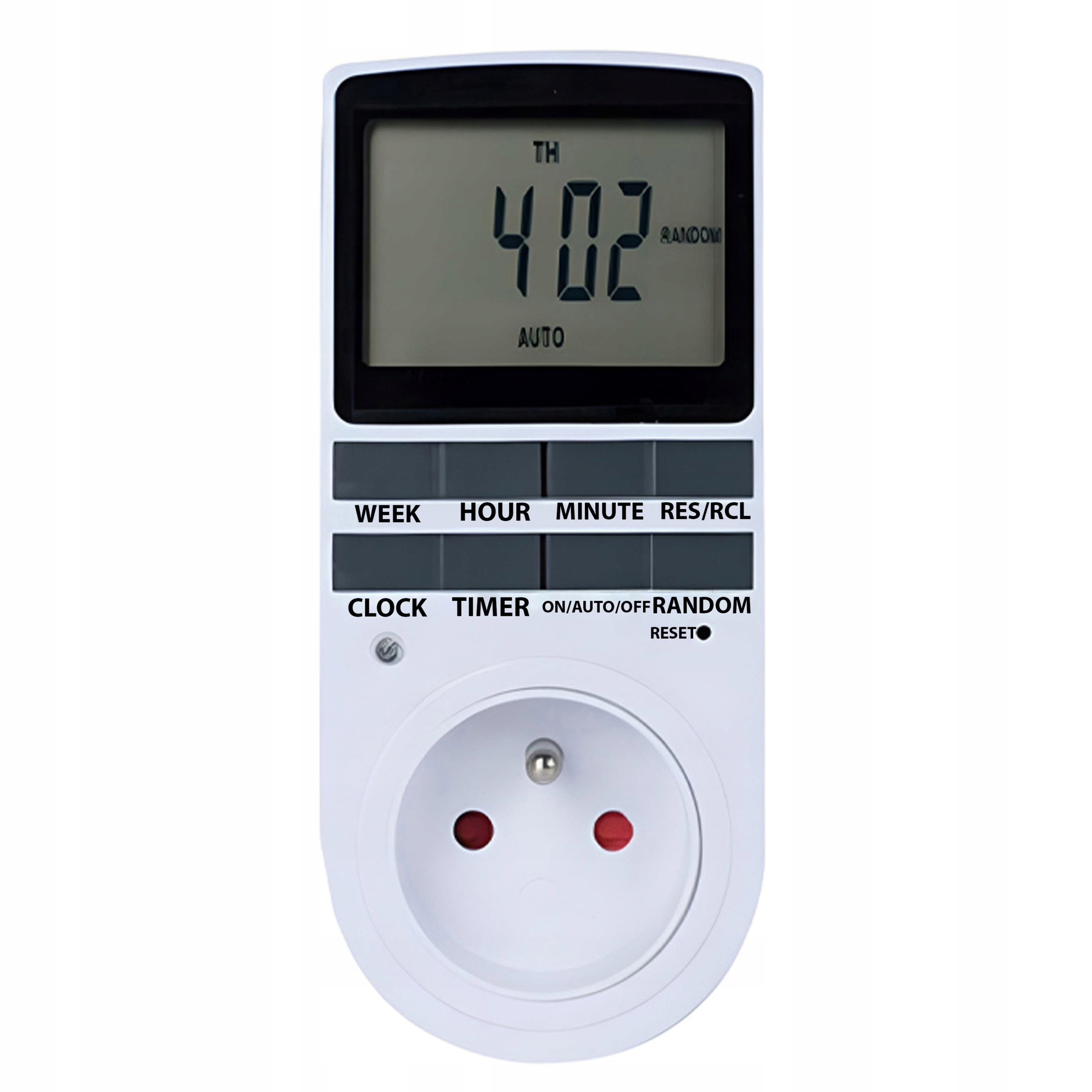 PROGRAMATOR CZASOWY WŁĄCZNIK WYŁĄCZNIK TIMER LCD EAN (GTIN) 5904094221264