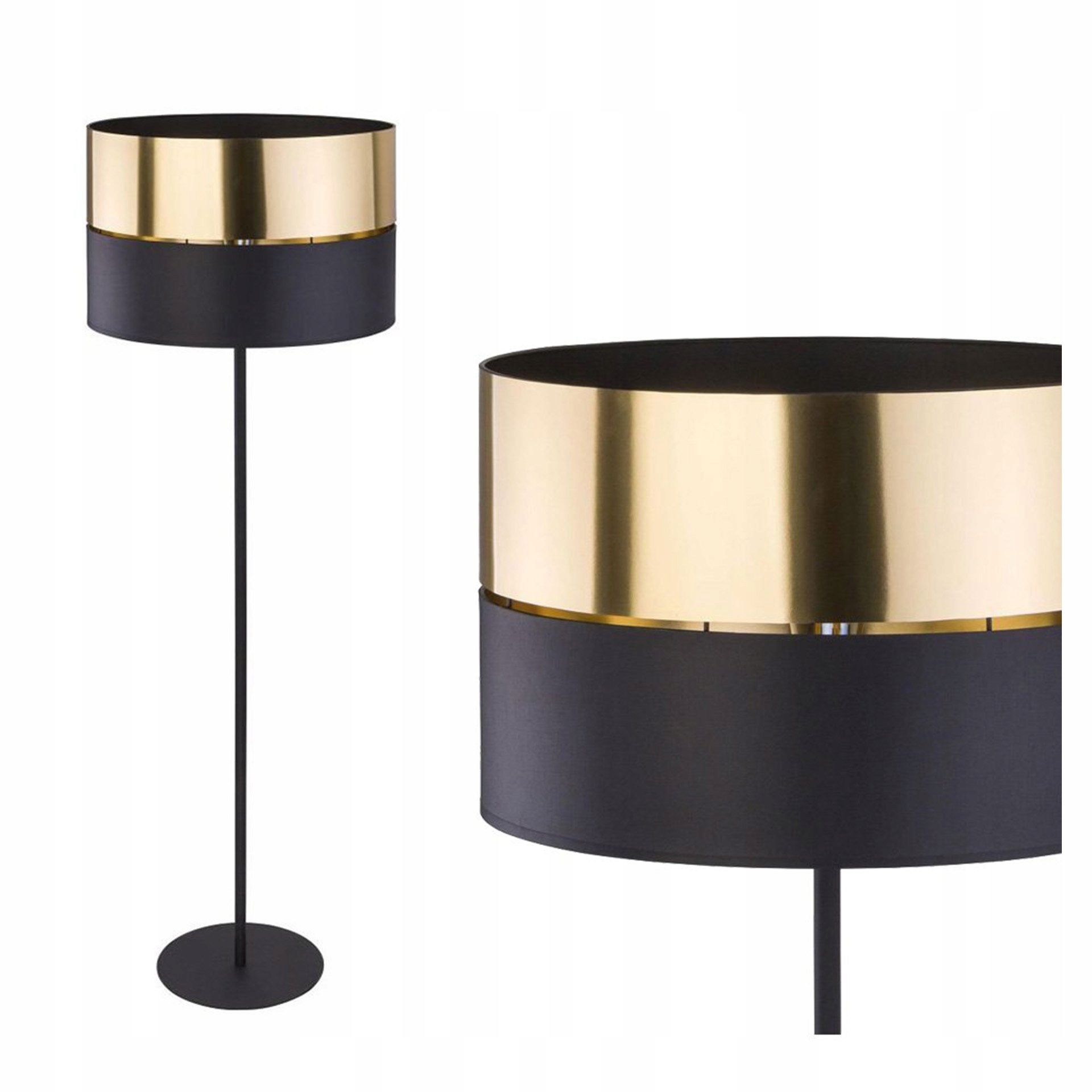 Stojacia lampa Hilton Black/gold 5465 Tk Lighting