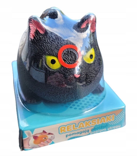 

Relaksiaki Zabawka antystresowa Kotek Kot czarny