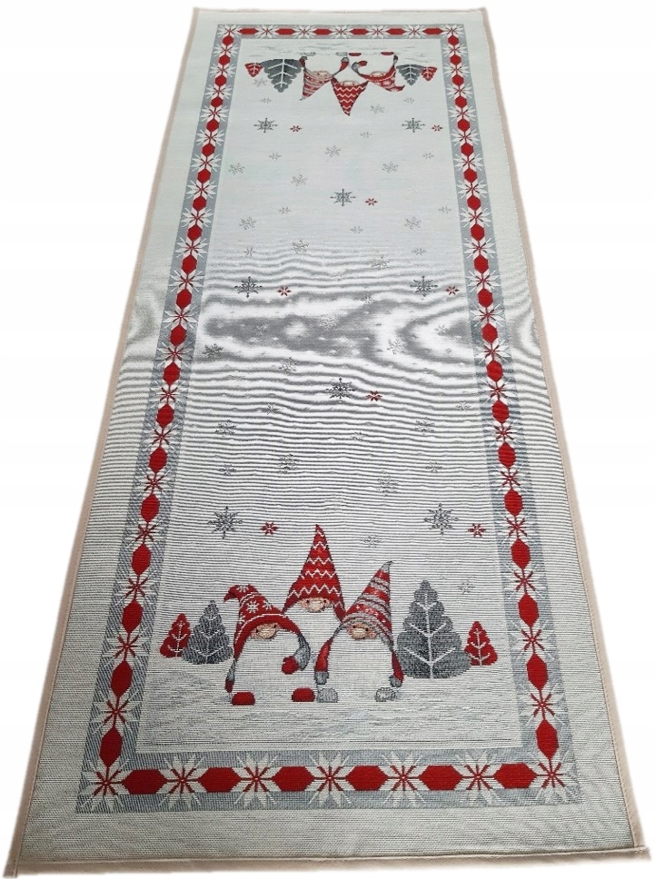 

Bieżnik z gobelinu na święta skrzaty 40x100 cm 917