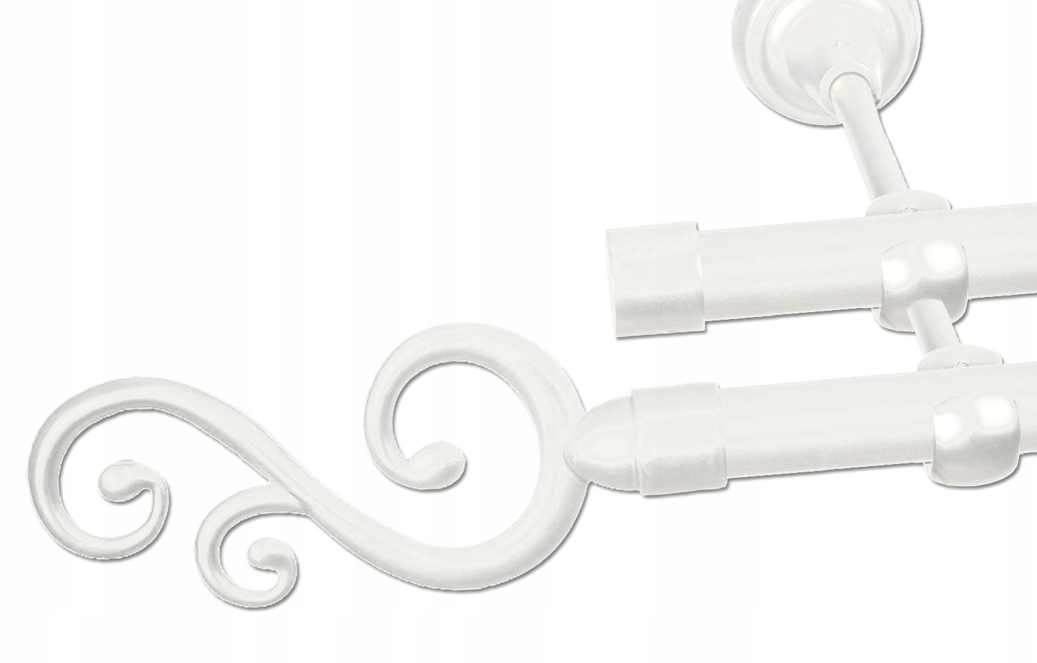 

Karnisz Metalowy Skiff Podwójny 19+19 mm 220 cm