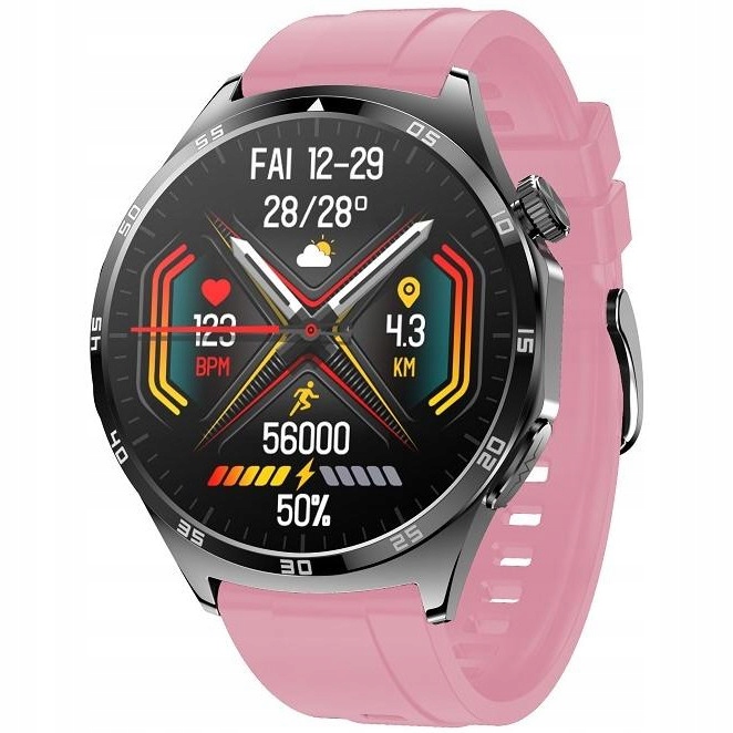 Pánské Chytré Hodinky Hagen HB27.14.539 růžové