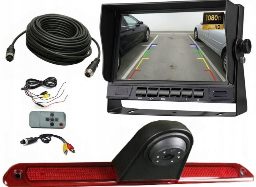 Monitor Cúvacia Kamera Peugeot Expert 2007-2016 Full Hd Fisheye 170 Stupňov