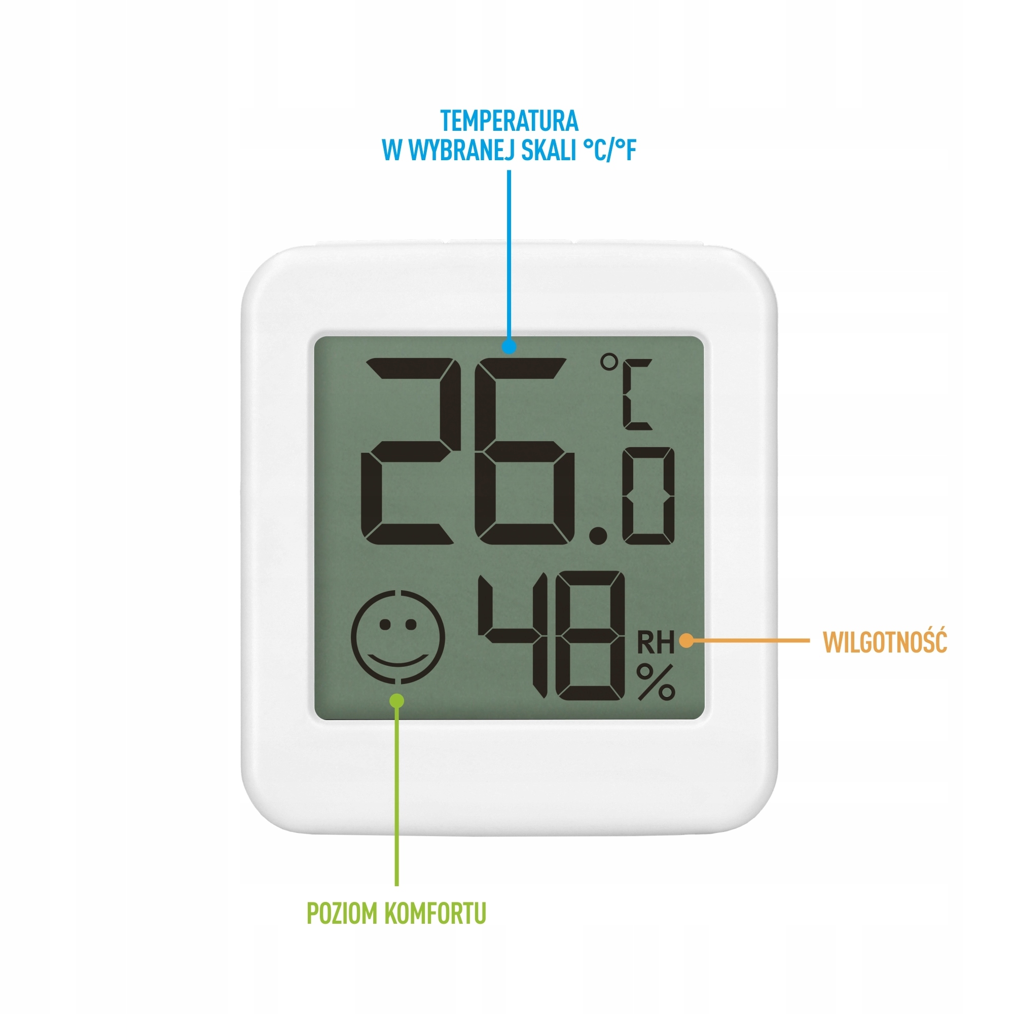 Browin Termometr Elektryczny Ze Wskaźnikiem Komfortu