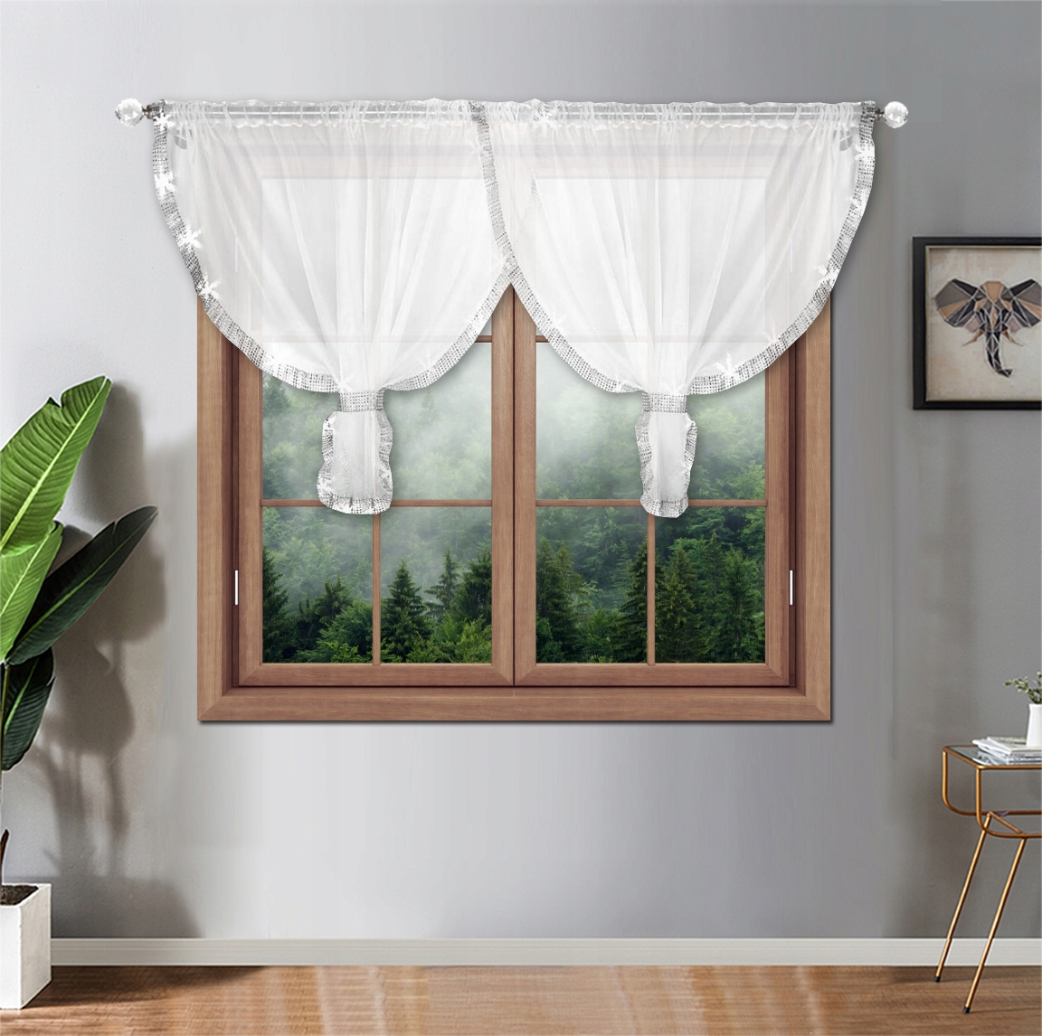 

Gotowa Firana Woal Cyrkonie Zazdroska Upięcia ZZ2