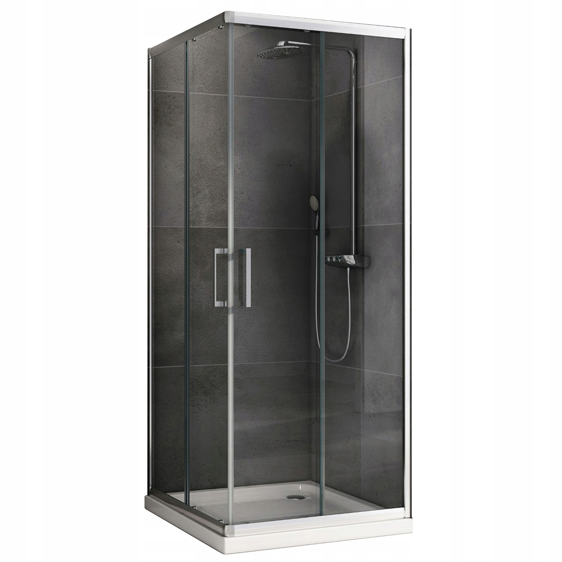 Sprchový kout posuvná 100x70 dvojité posuvné dveře DS5000 Leyden