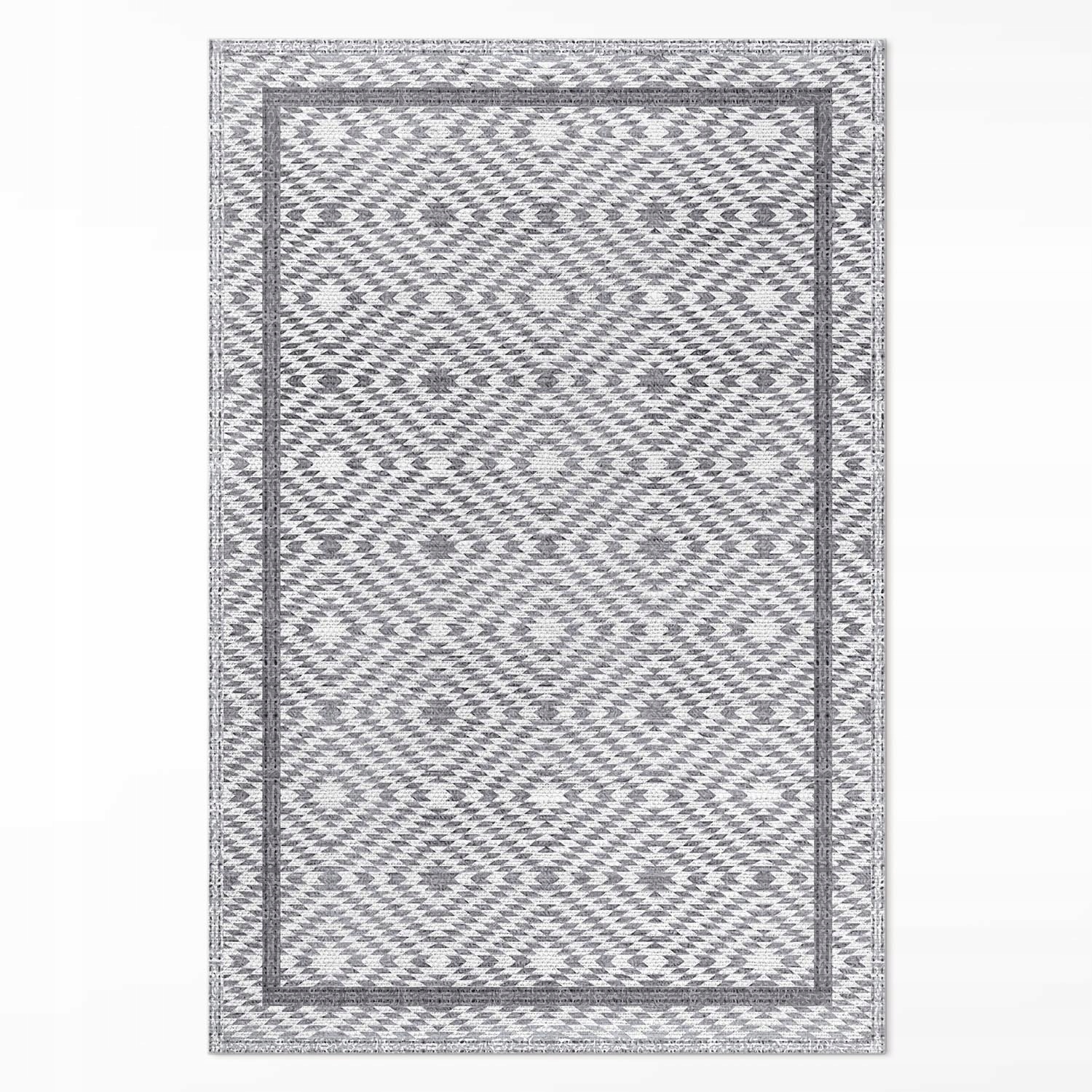 Vinylový koberec s potlačou Hypnotizujúce kosoštvorce imitácia tkaniny 100 x 150 cm