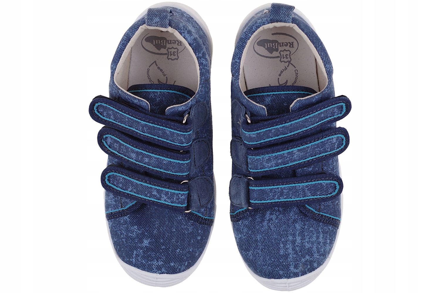 

Trampki kapcie tekstylne skóra 33-374 RenBut 30