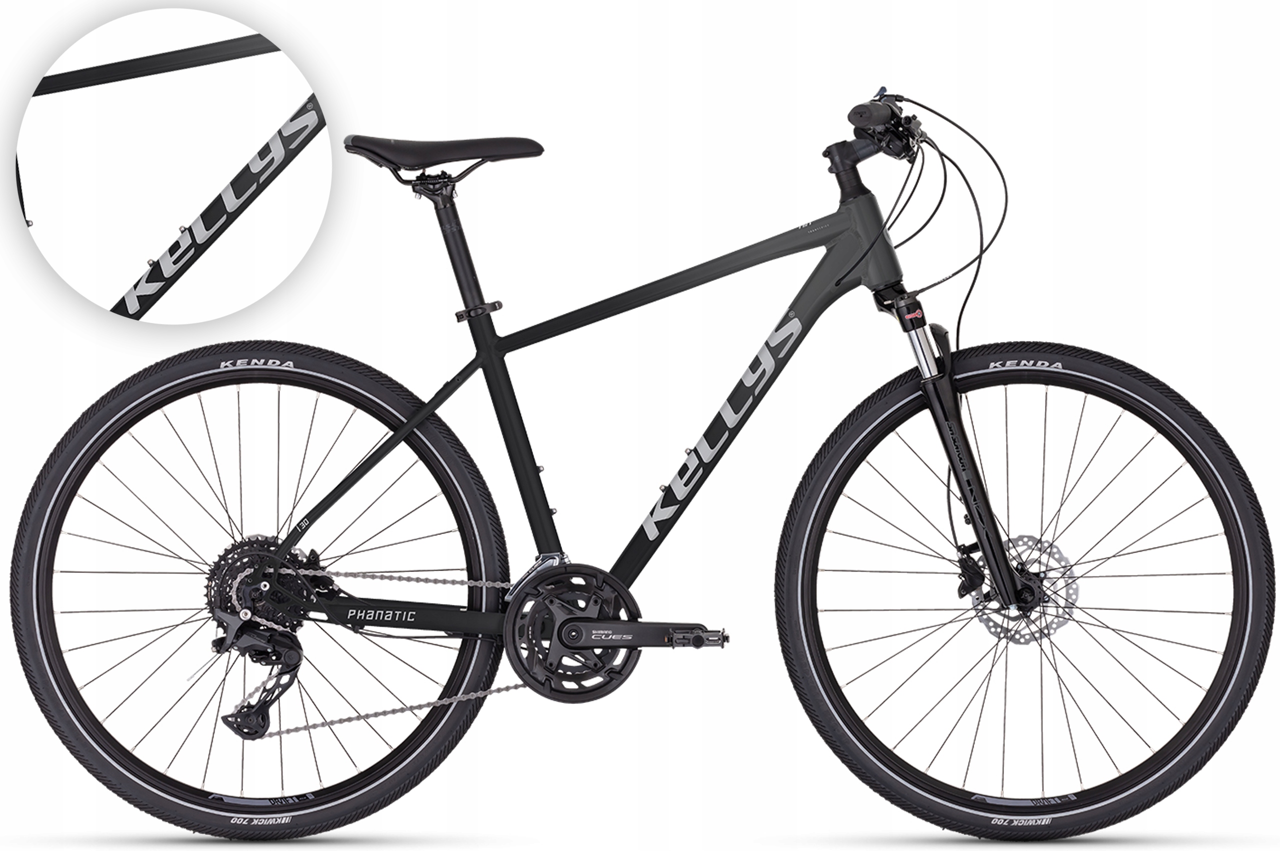 Rower 28" Kellys Phanatic 30 rama M 48 cm antracytowy R25