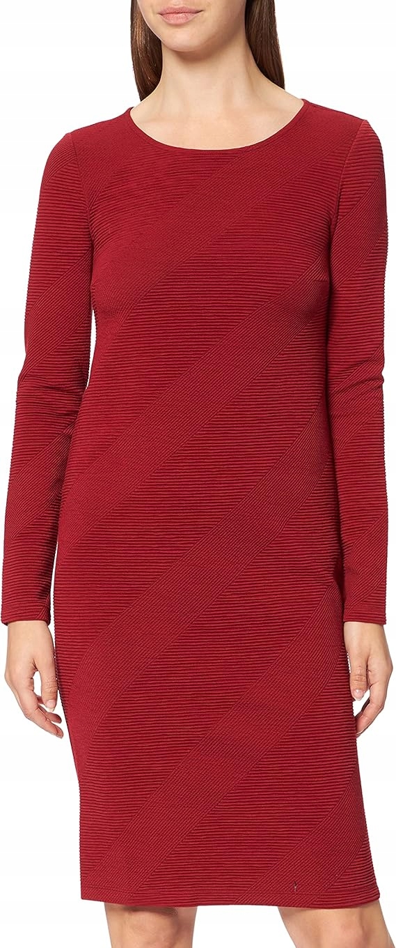 Noppies Červené Šaty Jednoduché S Dlouhým Rukávem, Velikost 6FA