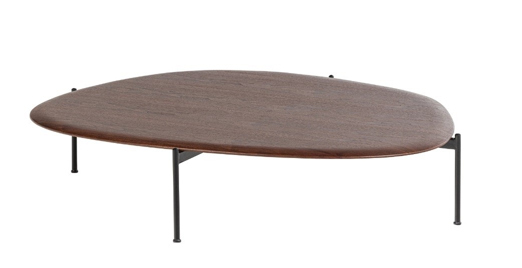 Konferenčný stolík Mačka 121 cm, hnedý, Woood
