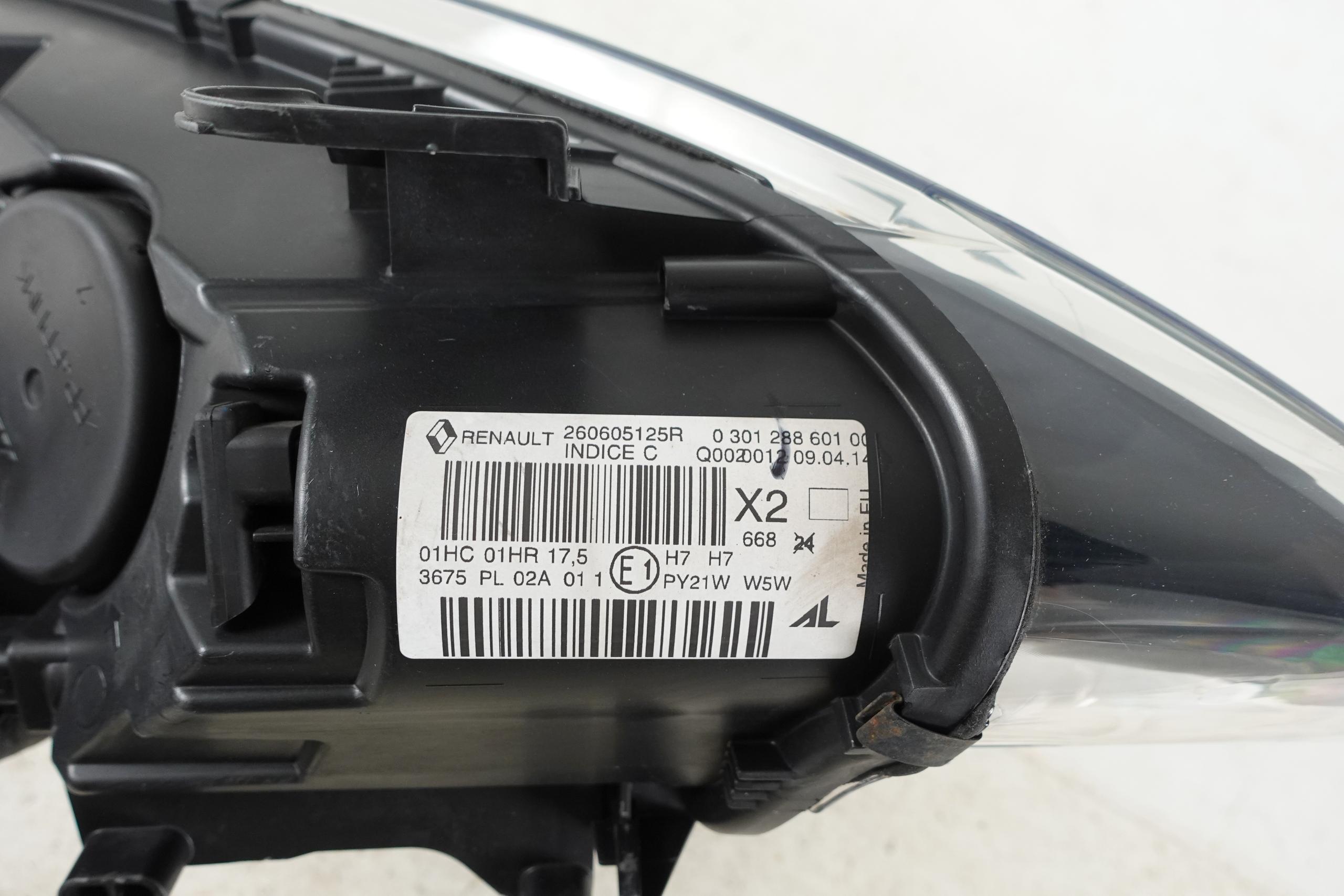 light left front left front RENAULT MEGANE 3 III LIFT 13-16 RHD ANGLIK