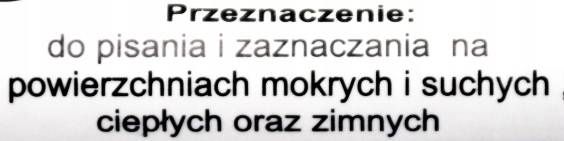 KREDA BUDOWLANA techniczna niezmywalna biała Typ kreda