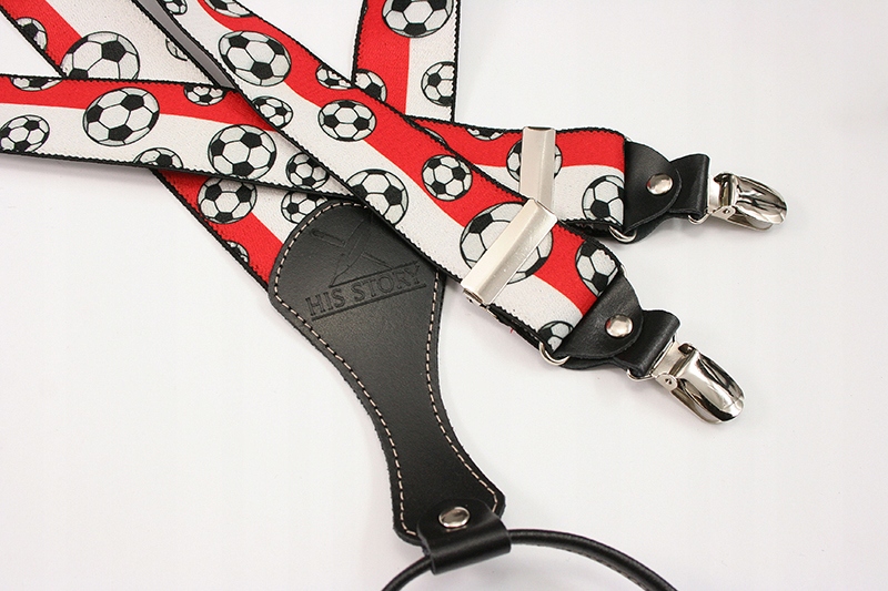 Szerokie Męskie Szelki, Piłka Nożna - HIS STORY Marka bez marki