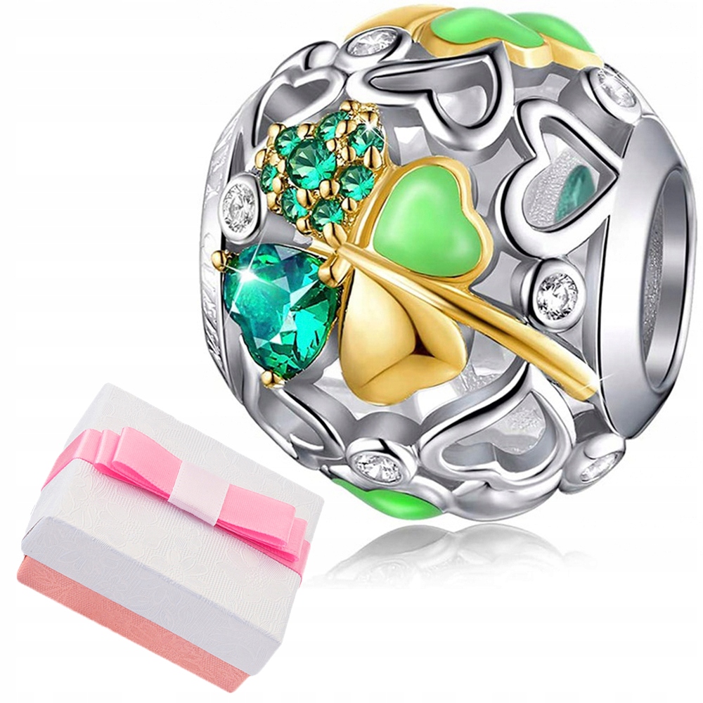

Charms koniczyna charms serce koniczynka Beads 925