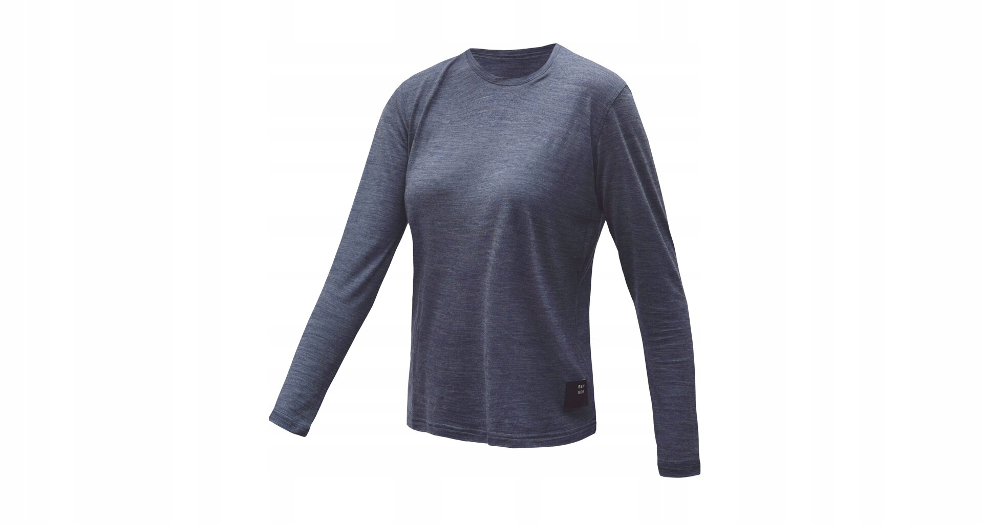 Sensor Merino Lite Dámské Triko Dl.rukáv Mottled Blue Velikost S