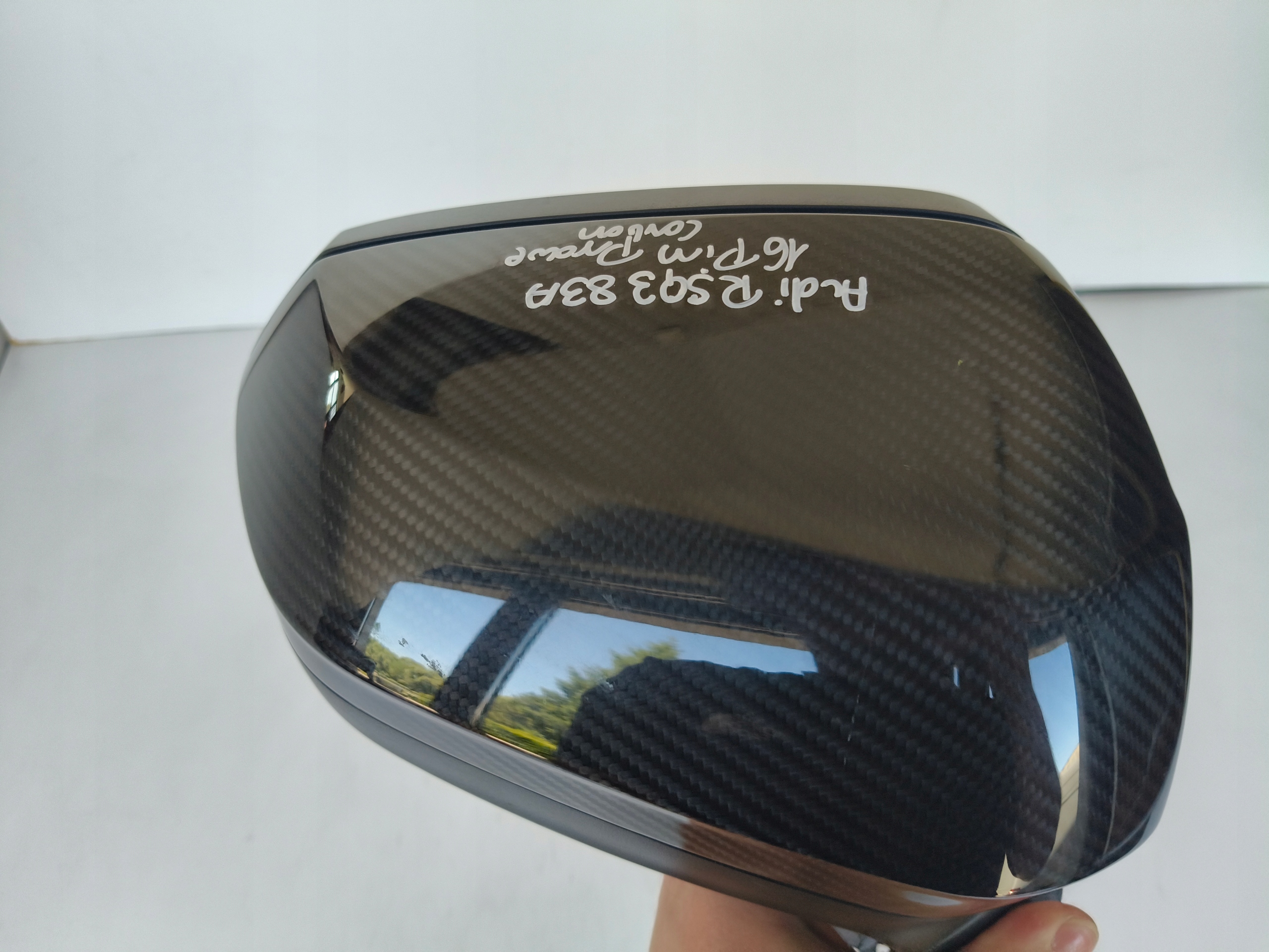 mirror right AUDI RSQ3 II 83A 18- 16 PIN KAMERA CARBON