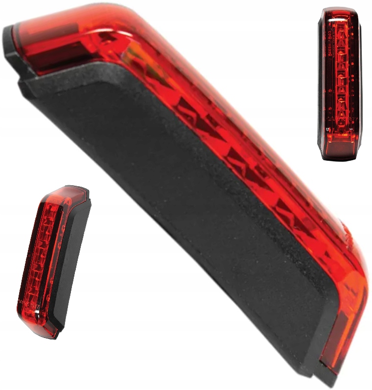Lampka tylna na błotnik Trelock Ls 414 Cob Line Signal, E-bike 6-12V, brake