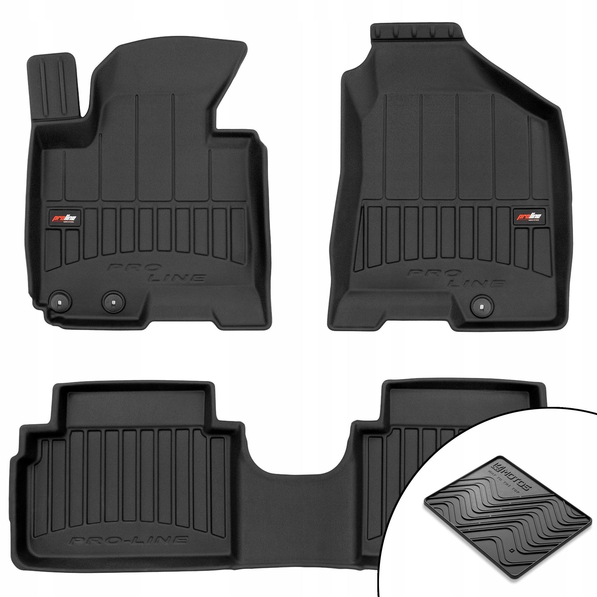 Gumové 3D koberce Hyundai Tucson II 2009-2015 podložka bonus