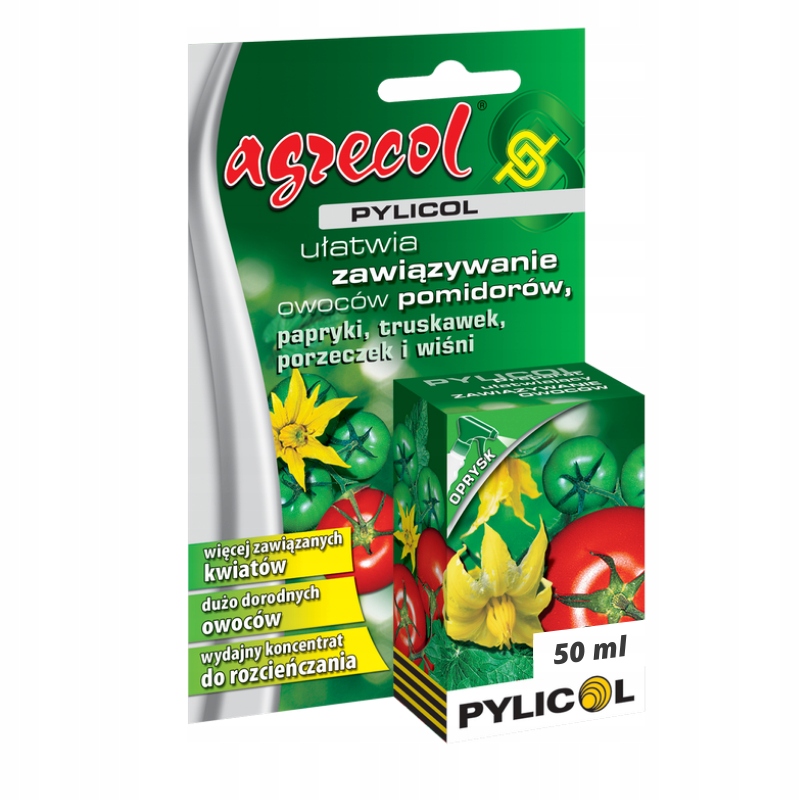 

Agrecol Pylicol Środek Do Zapylania Pomidorów 50ML