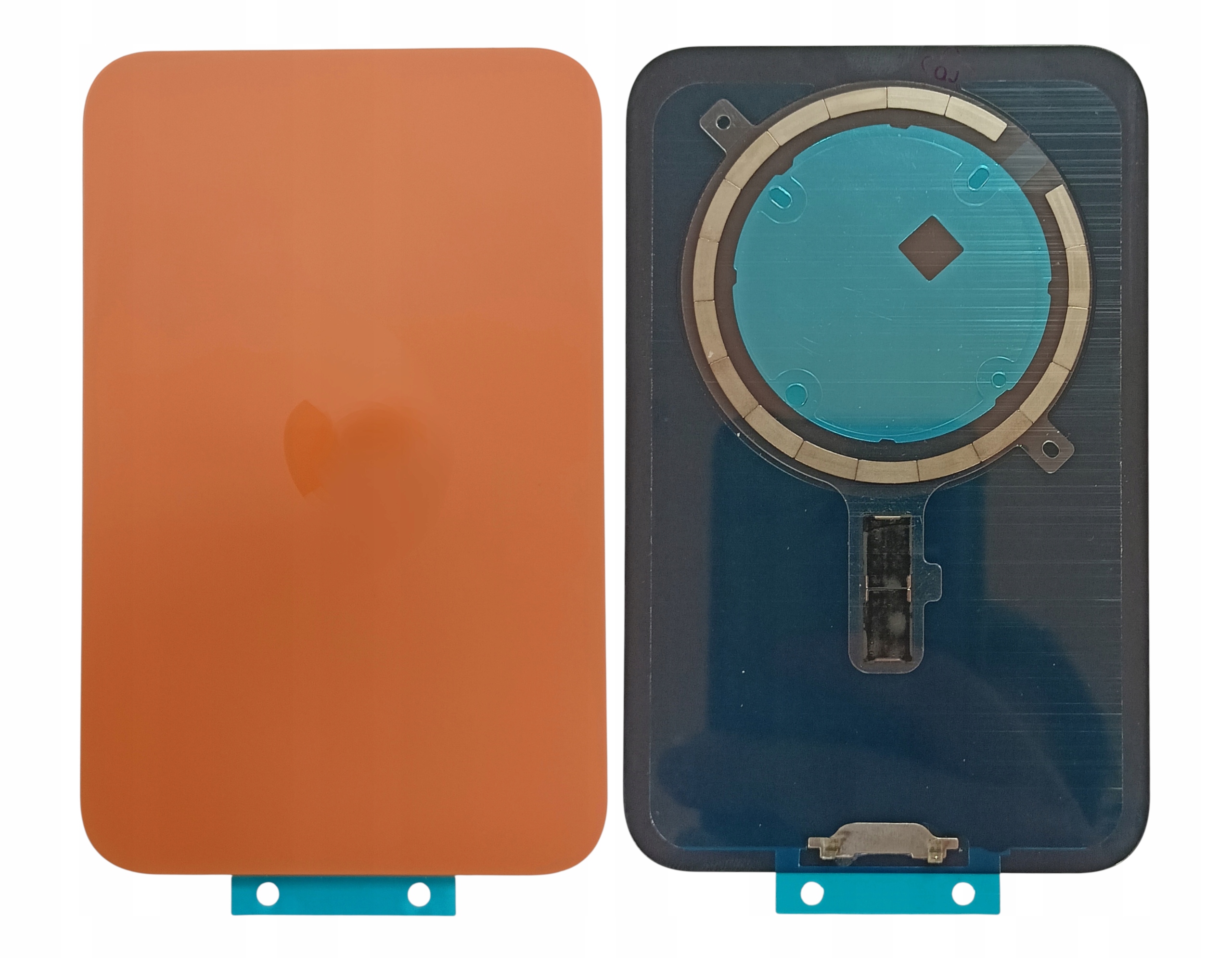 Klapka Plecki Tył iPhone 17 Pro Max Orange z Ramką i Magnesami Magsafe