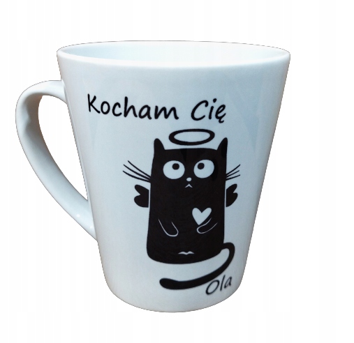 

Kubek latte Kocham Cię imię Walentynki
