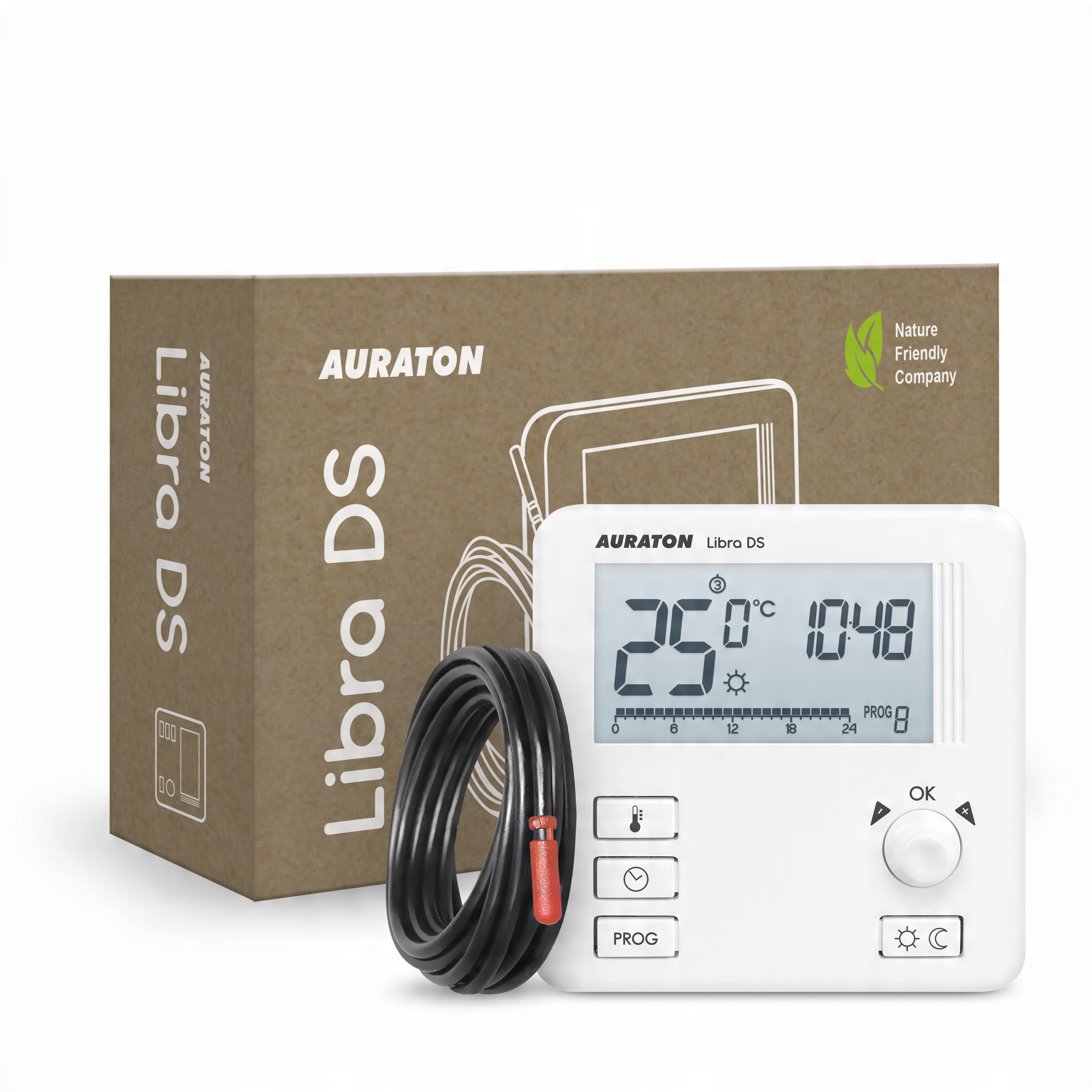 

Dwuczujnikowy Sterownik Regulator Pokojowy Auraton