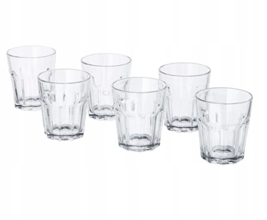 

Ikea Pokal szklanka 270 ml 6szt. szkło bezbarwne