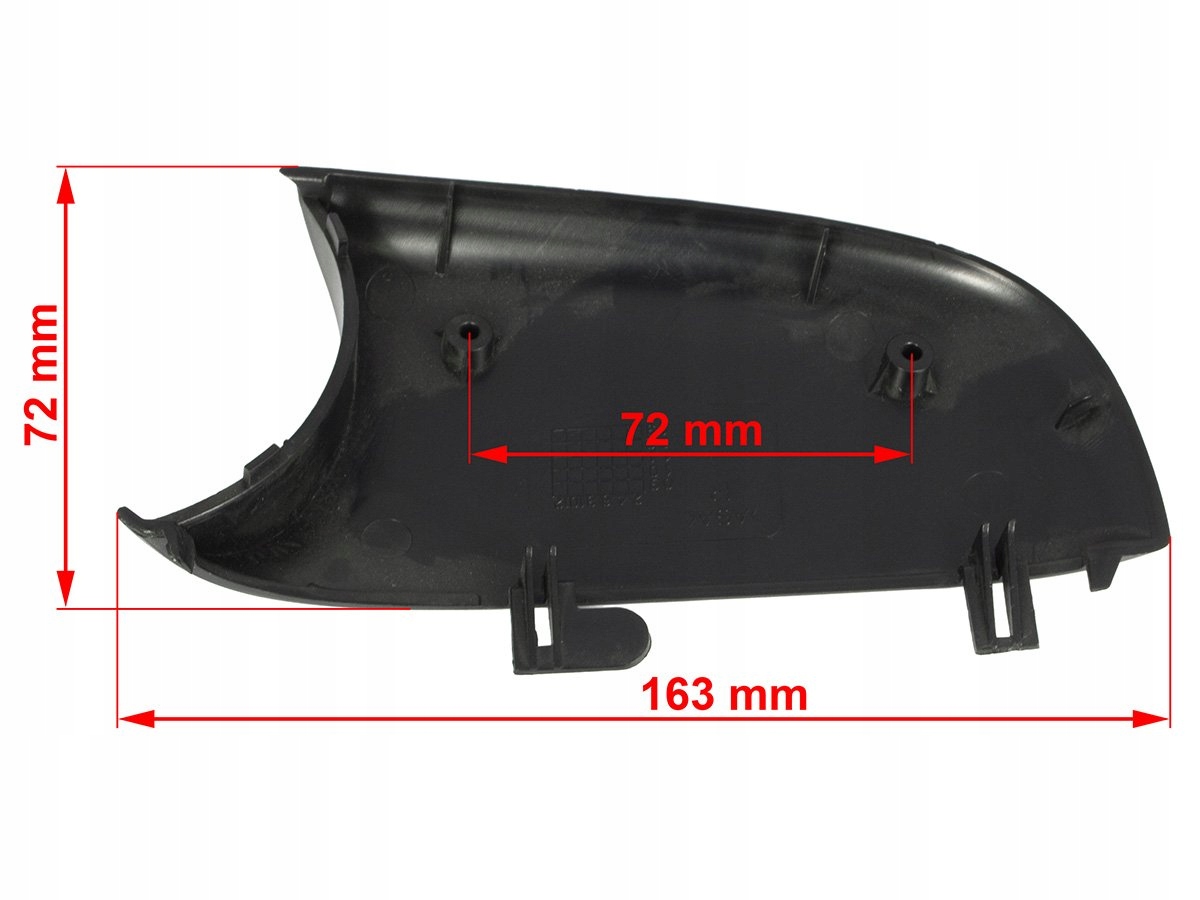 LUSTERKO NAKŁADKA DÓŁ PRAWA do VW T5 03-08 Typ samochodu Samochody dostawcze