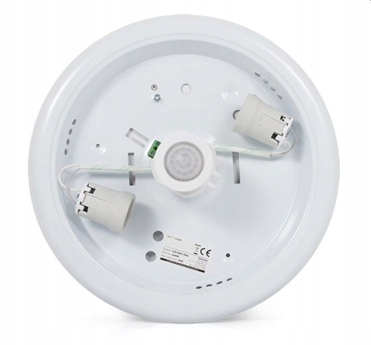 PLAFON LED 2x E27 10W czujnik ruchu i zmierzchu Kolor biały