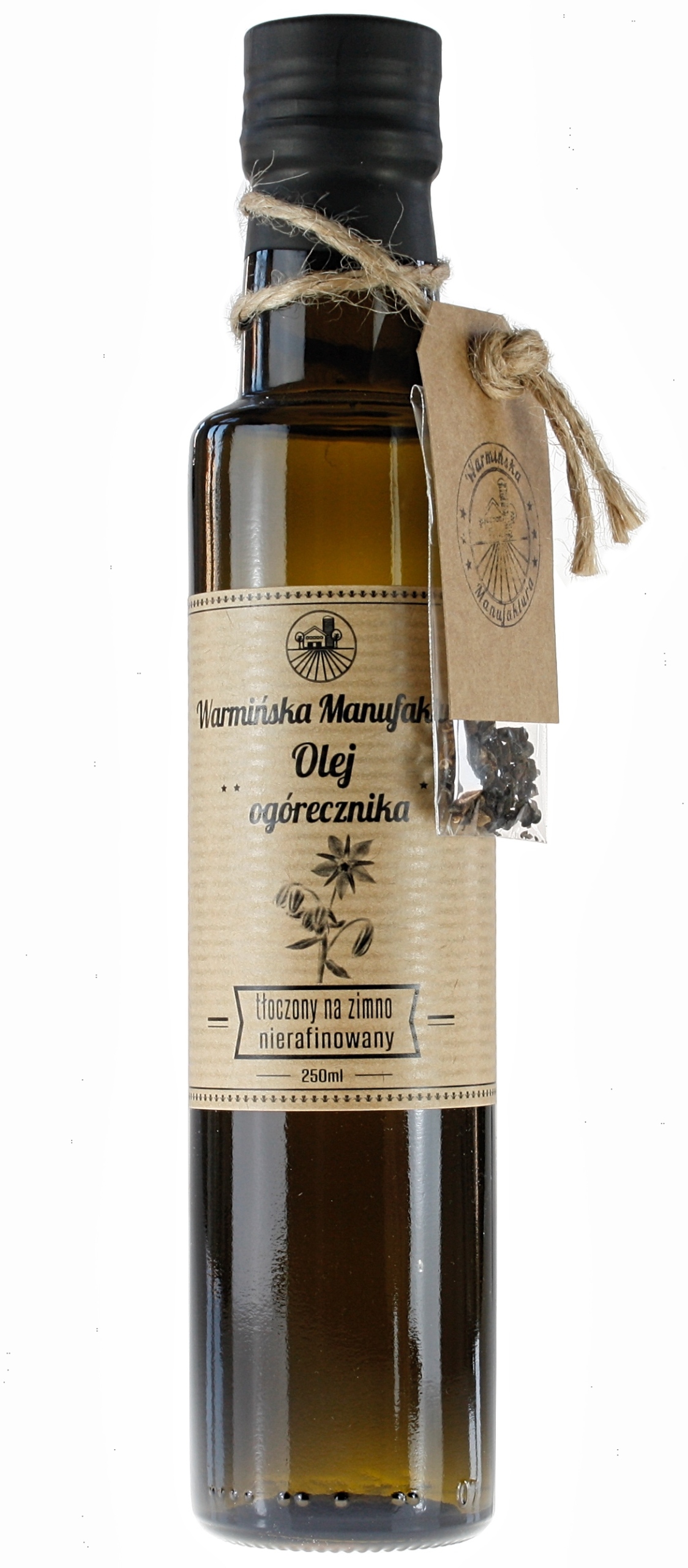 Olej z ogórecznika lekarskiego 250 ml Warmińska Manufaktura