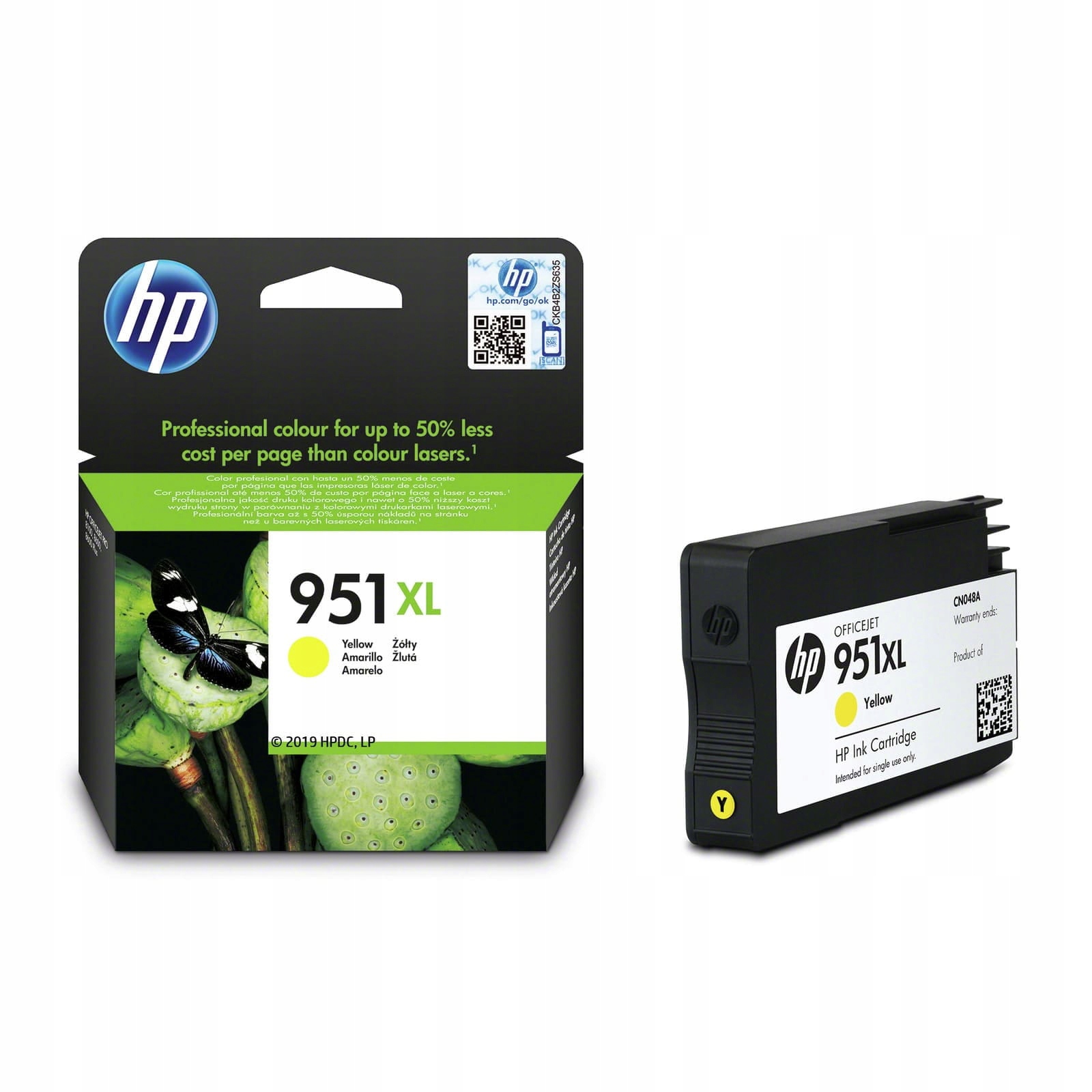 Tusz Hp 951XL Yellow CN048AE 17 ml