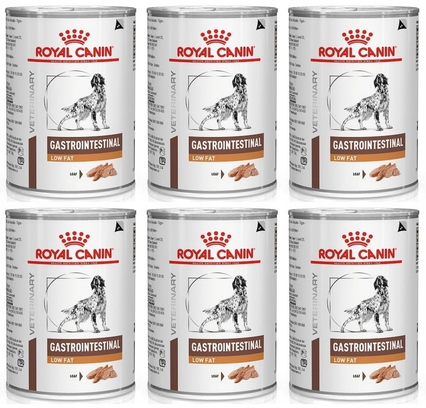 Levně Royal Canin Pes Gastrointestinal Low Fat 6 x 420 g