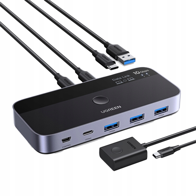 Přepínač Ugreen CM691 Usb-c 2x4 Out Switch Pro Počítače