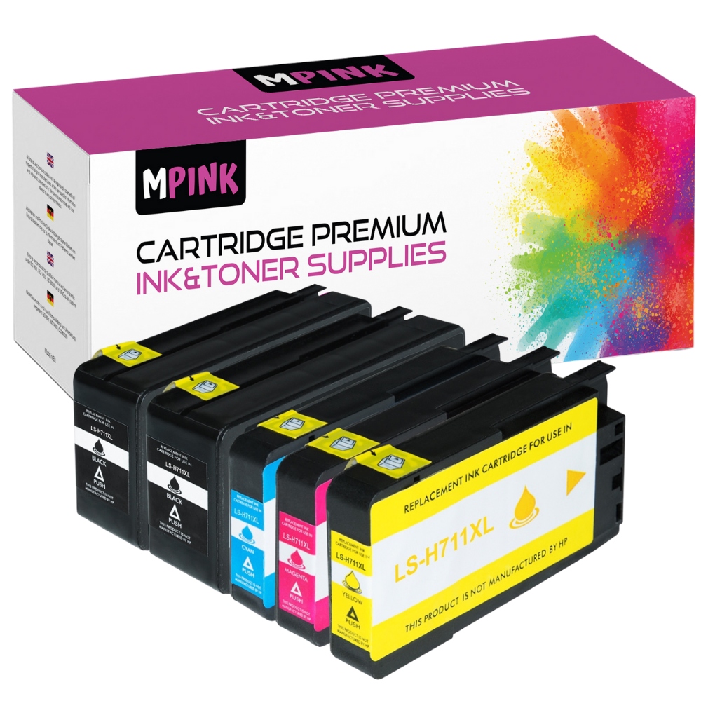 

5x Tusz Do Hp 711 XL Designjet T120 T520 CZ133A