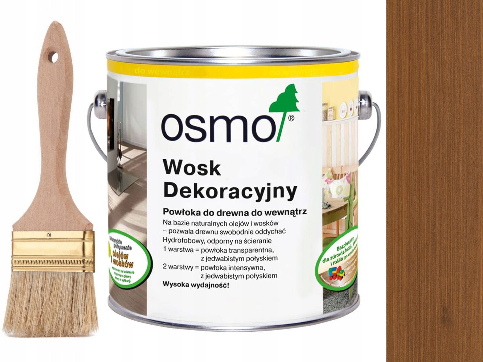 Osmo 3143 vosk Barva Koňak 0,75L