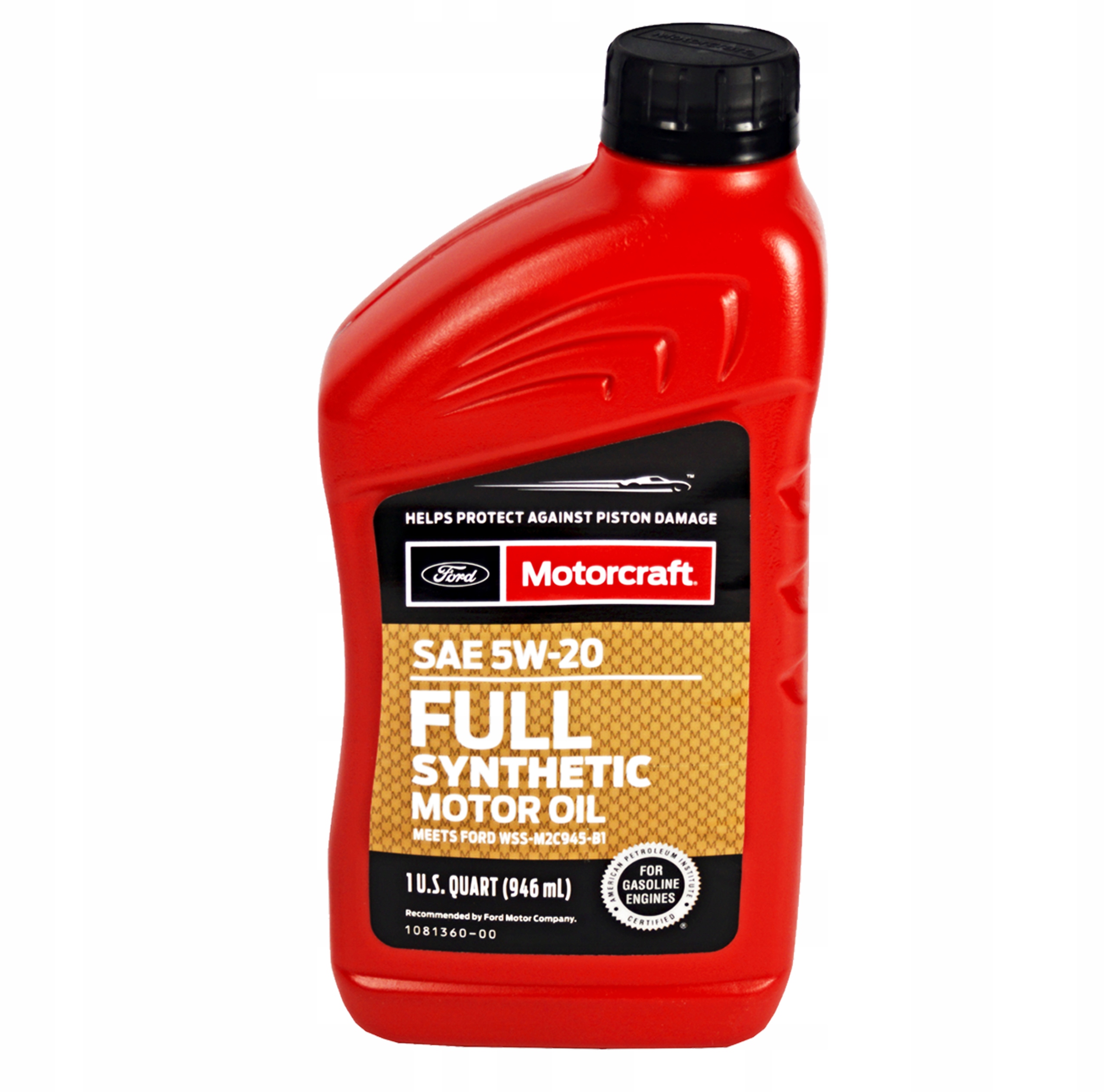 Plne syntetický olej Motorcraft 5W20 0,946 l
