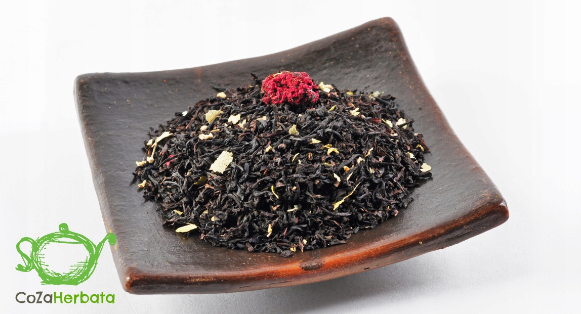 LIPA I MALINA Herbata Czarna 50g POLECAM Forma liściasta