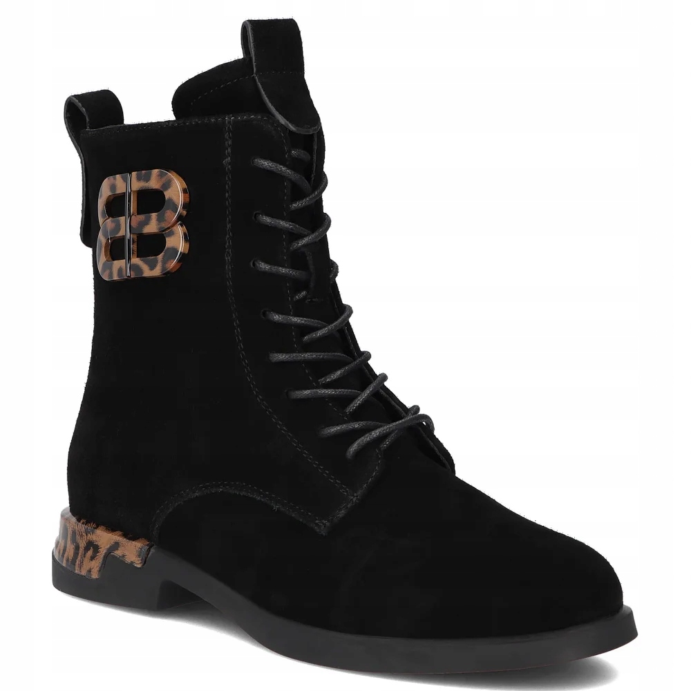 Filippo DBT7232/25 Bk Dámské kotníkové kotníkové boty z kůže a semiše, vel. 40