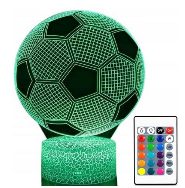 

Lampa 3D Led Usb Piłka Nożna Lampka Nocna Football