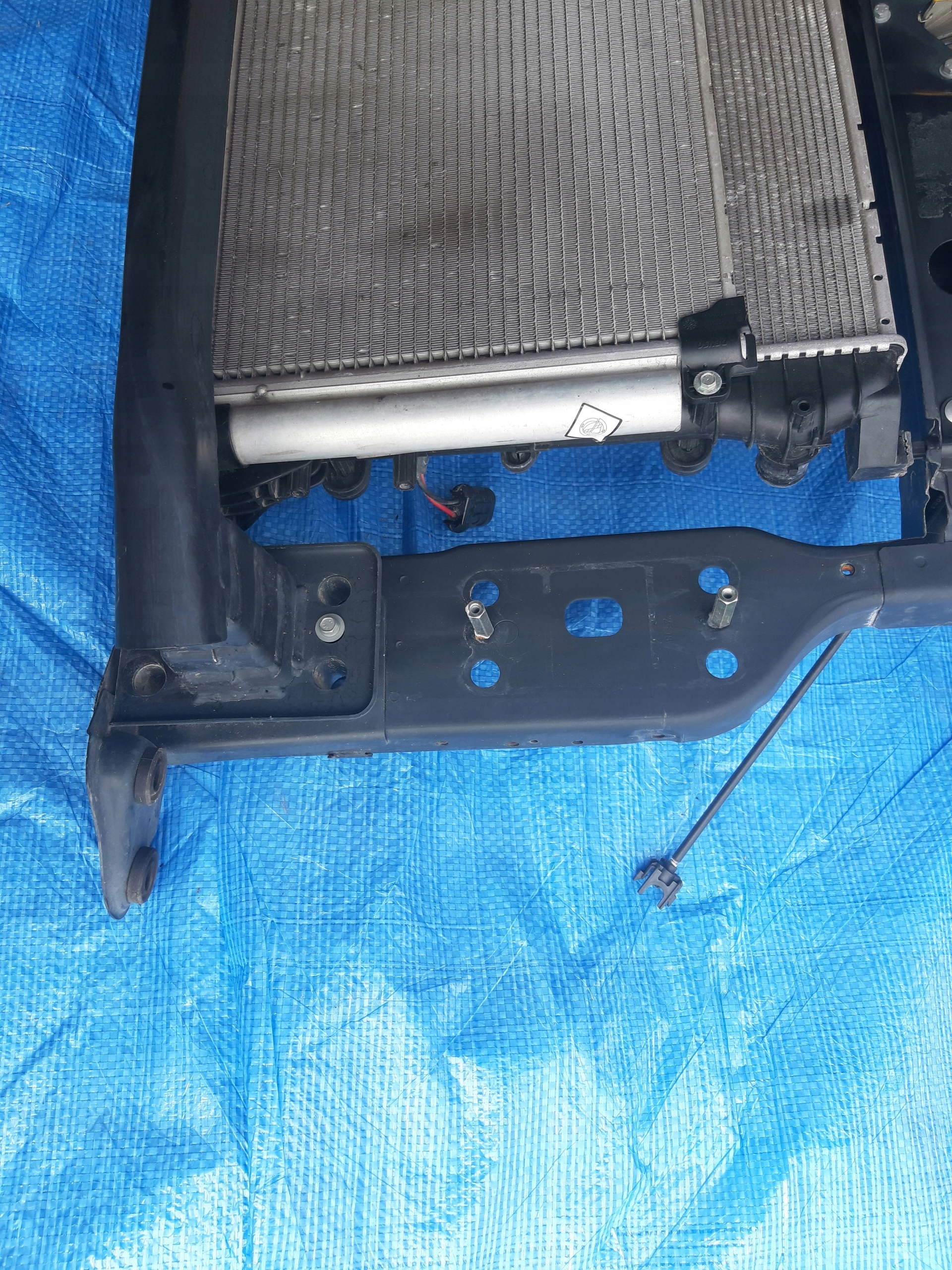 support panel for radiators radiator FIAT 500 ABARTH 1,4T 180KM
