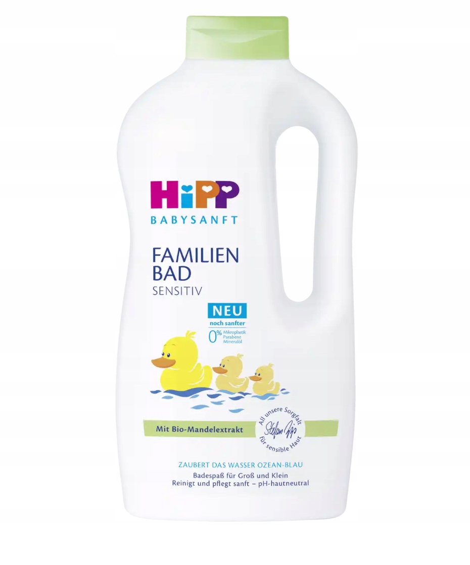 HIPP FAMILIEN BAD Sensitiv tekutý kúpeľ 1000ml Z NEMECKA