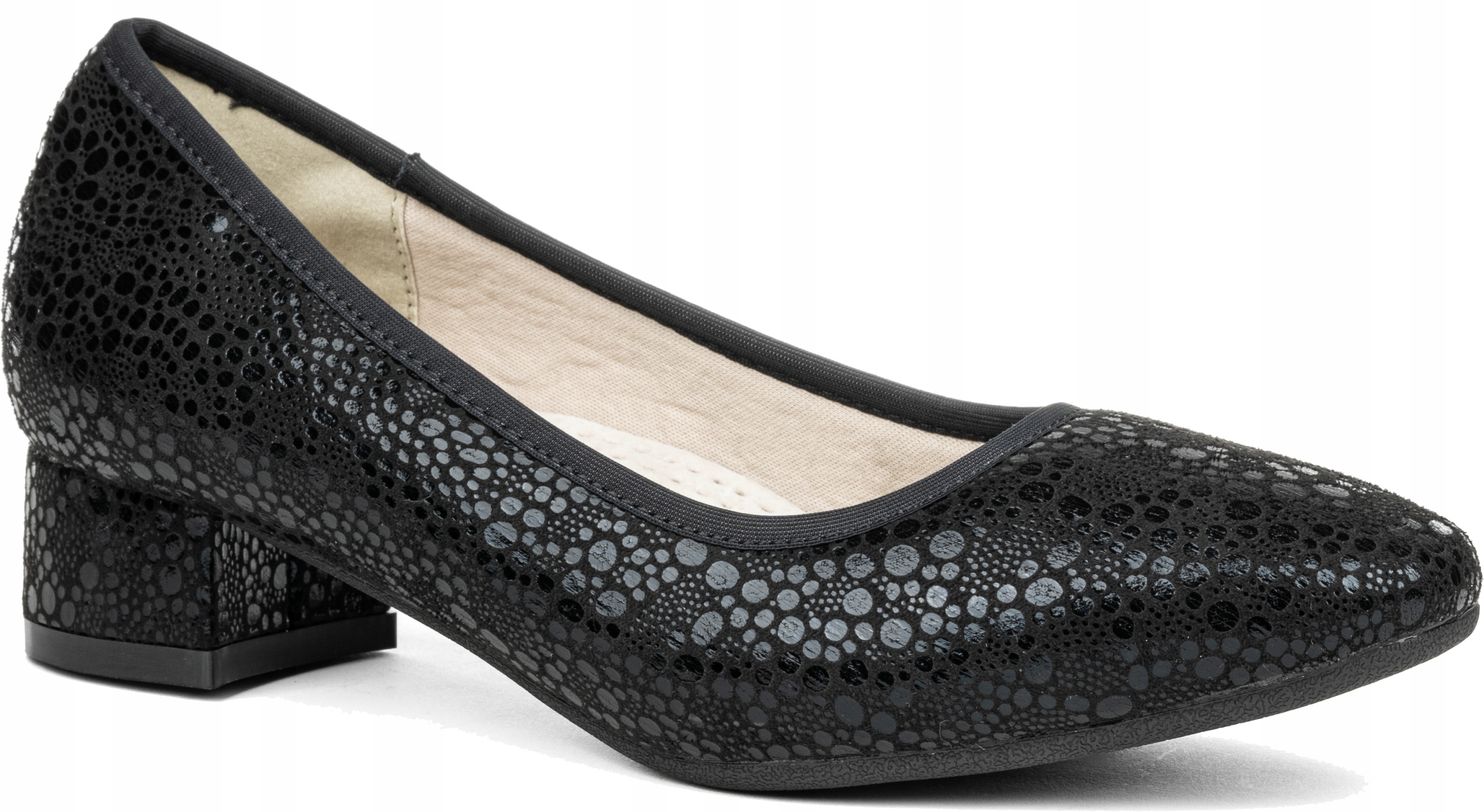 Boty vč. kůže, pohodlné, stabilní podpatek Širší, klasické Wojtyłko 36