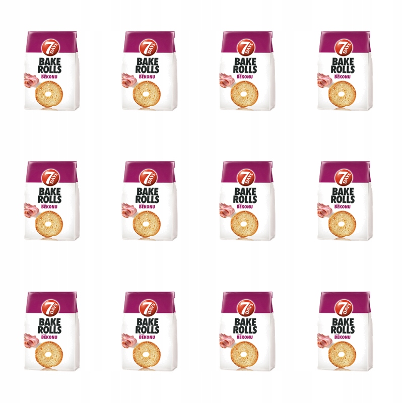 7 Days Bake Rolls Slanina 150g X12