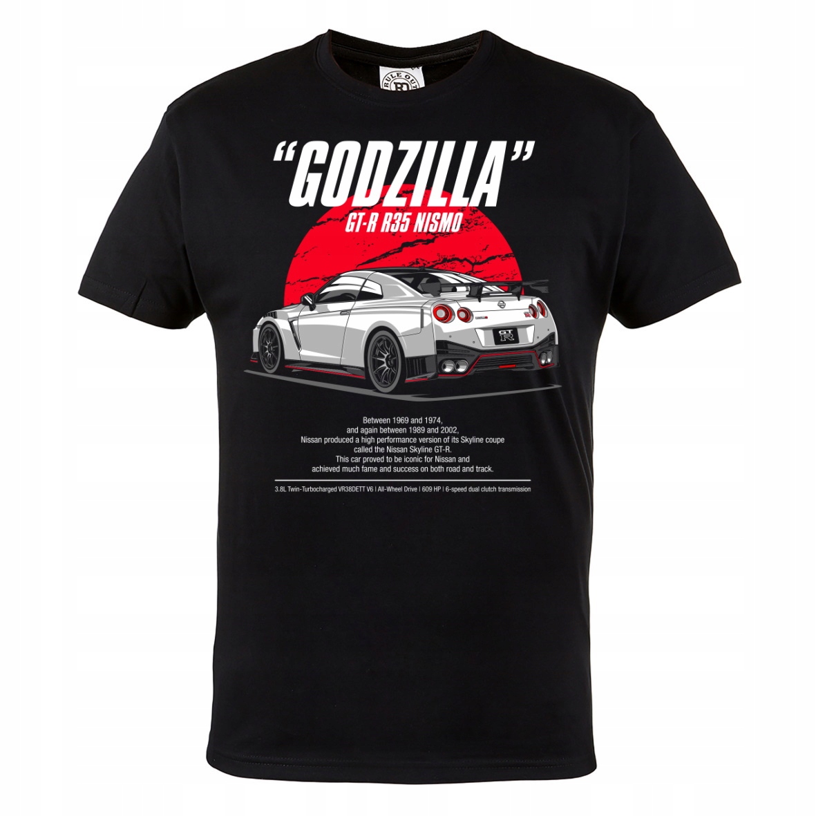 

Koszulka Motoryzacyjna Nissan Godzilla R35 Gtr