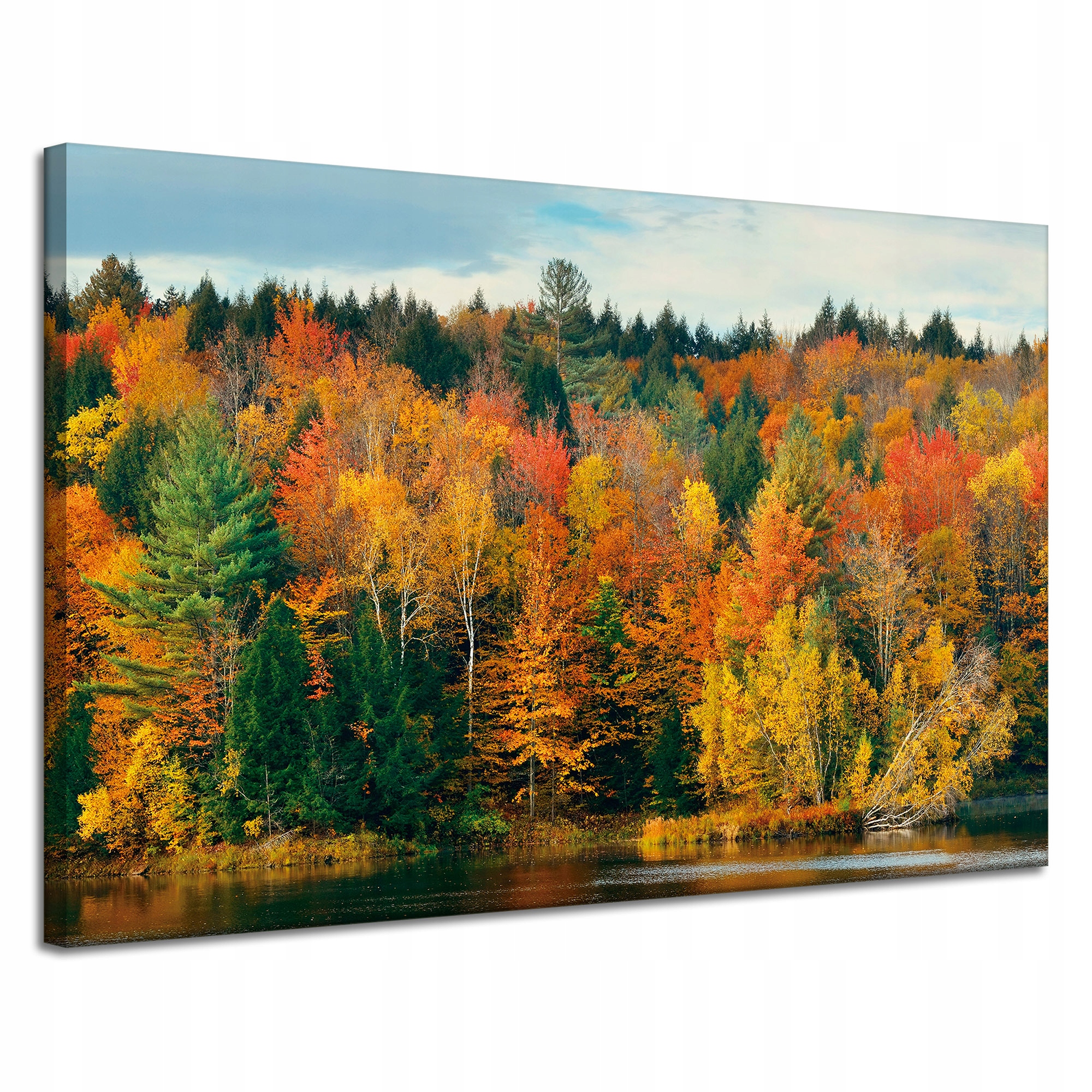 Obraz na plátně Barevné Listy Stromy Podzim Příroda 120x80 cm