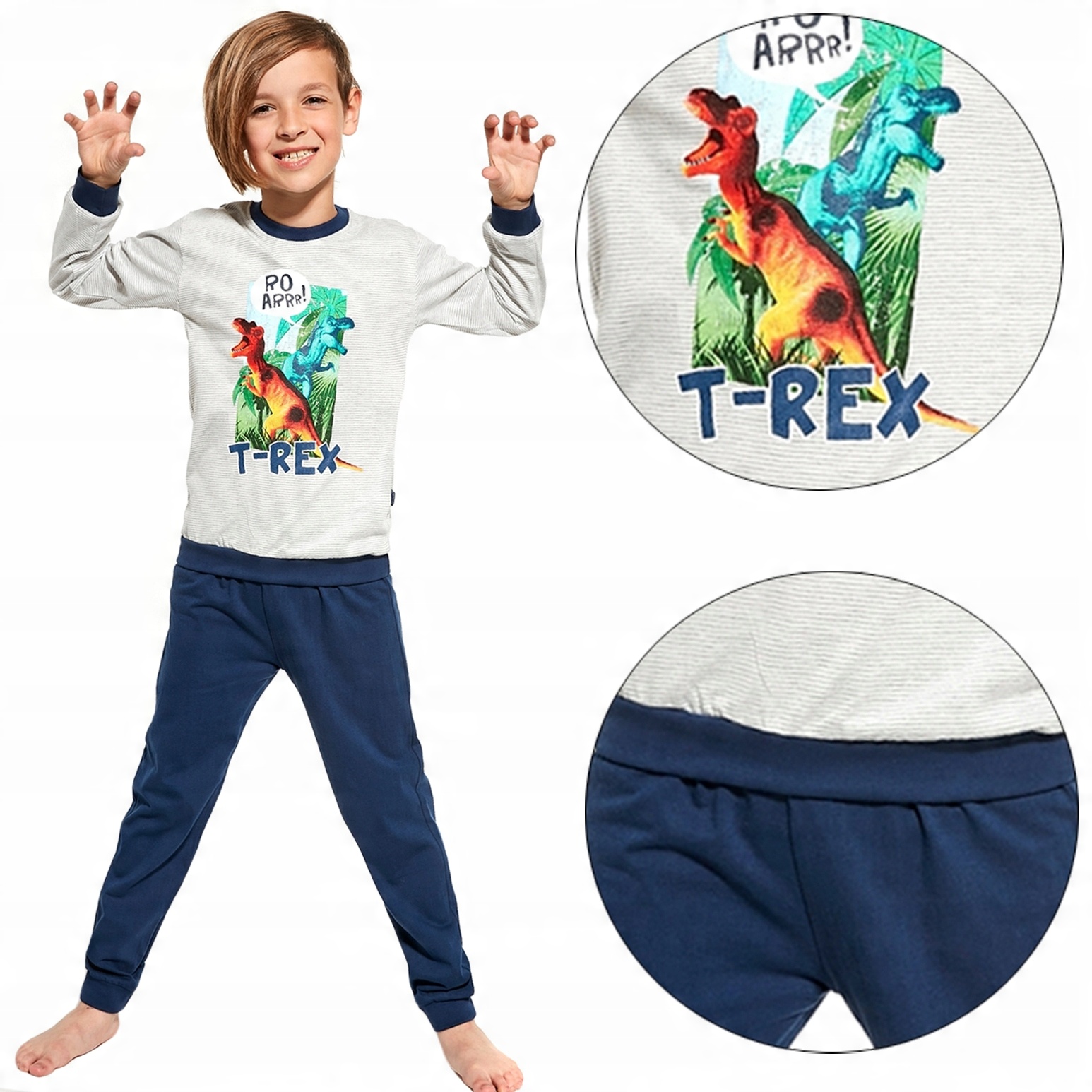 

Piżama dziecięca Cornette 3326 Dinozaur 122/128