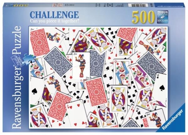 Puzzle Karty Ravensburger 500 el 148004
